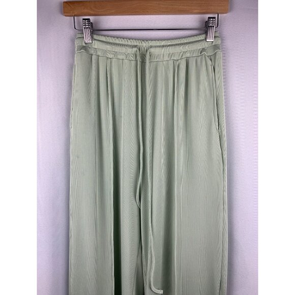 Women’s Katch Me Sage Green Ribbed Pants Size M - Picture 3 of 8